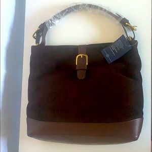 Lands’ End brown tote